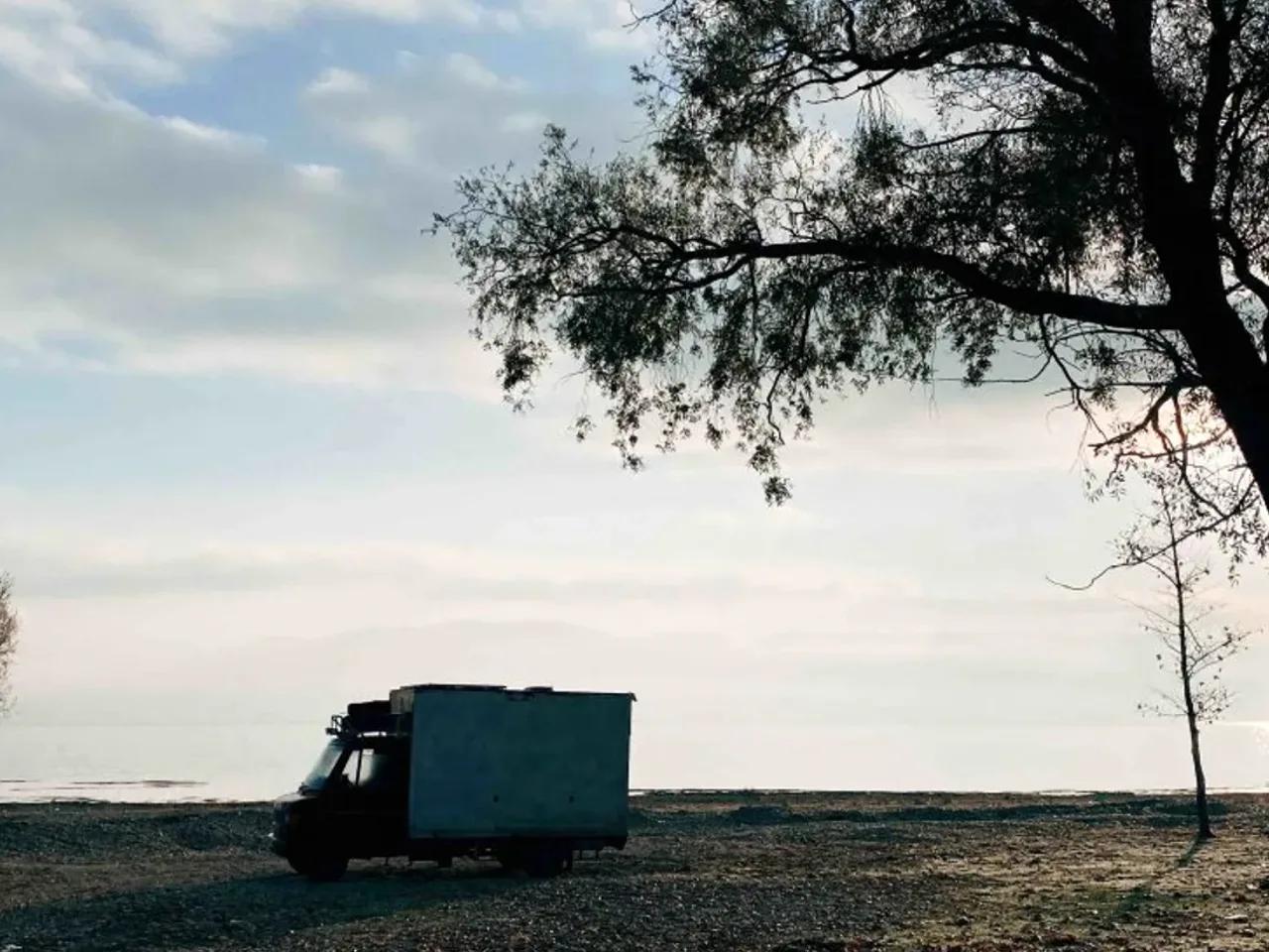 Gece Karavan Parkı - 2